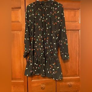 Kate Spade String Light Shift Holiday Dress, Size Small